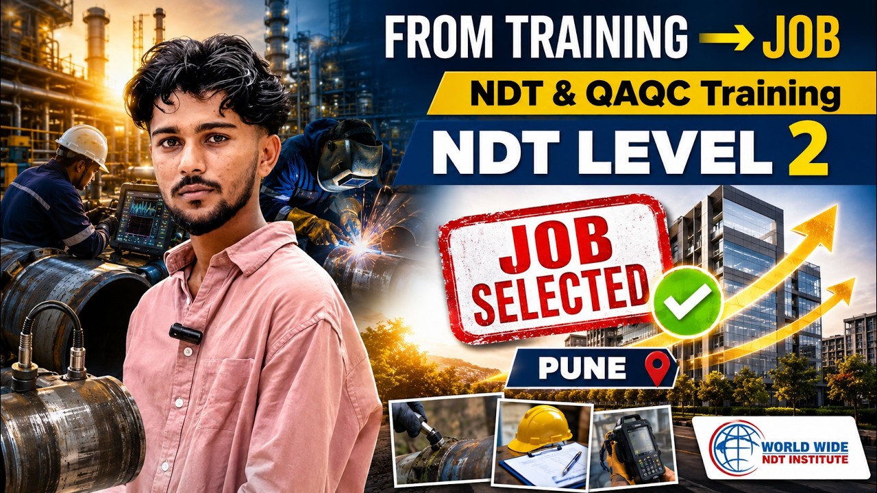 Non Destructive Testing (NDT) Course | Level 2 Training | Student Got Job in Pune