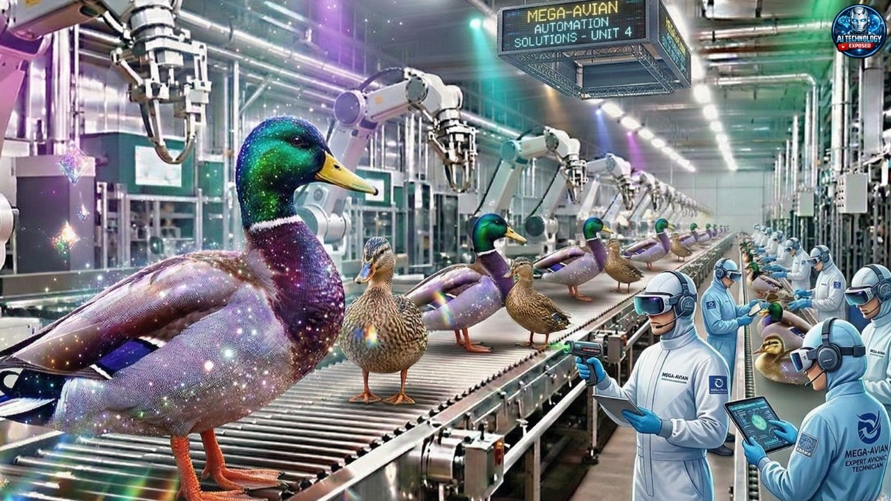 Massive Mallard Industrial Process: The World's Most Beautiful Feathers | AI Technology Exposed