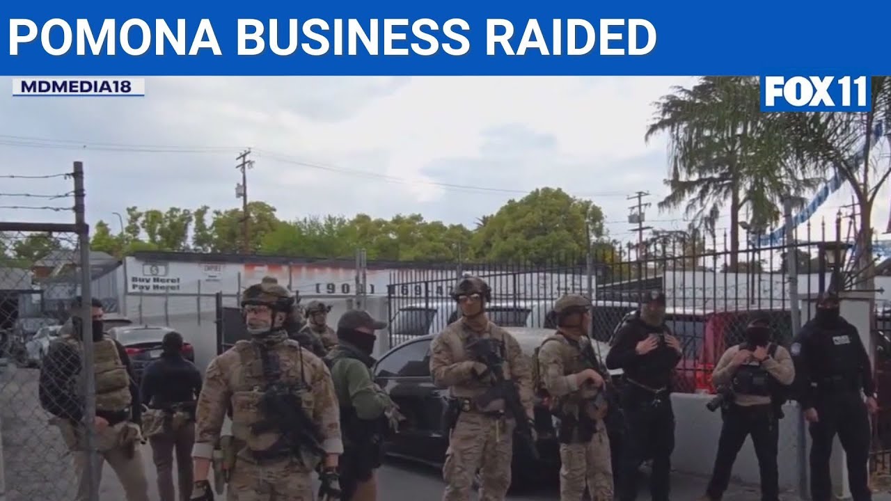 Feds, California deputies raid San Gabriel Valley auto shop
