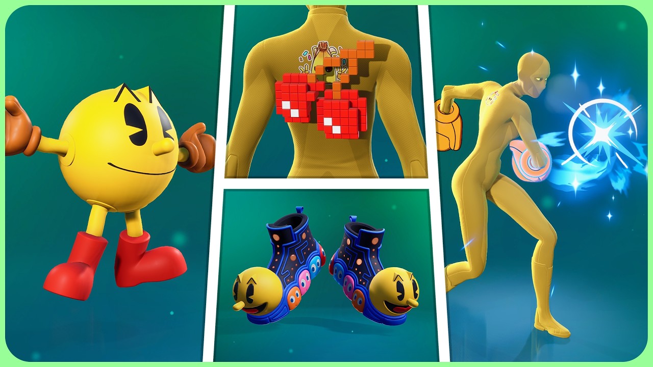 Pac-Man x Fortnite Wave 2 Bundle Showcase!