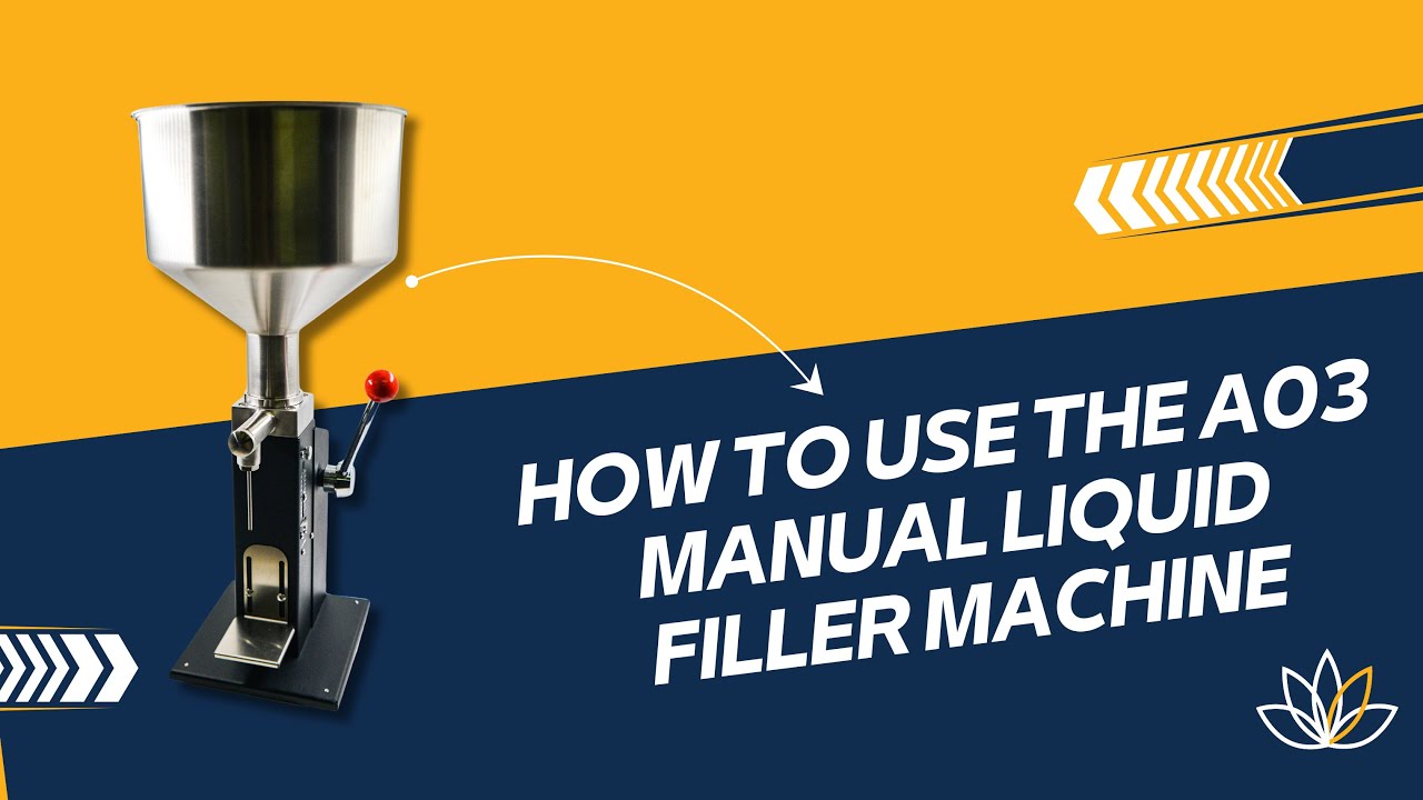 How To Use The A03 Manual Liquid Filler Machine | Brightpack