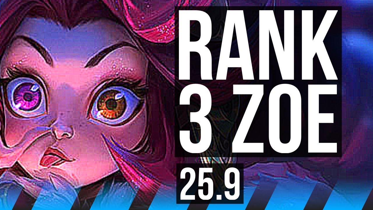 ZOE vs VIKTOR (MID) | Rank 3 Zoe, 15/1/10, Legendary | NA Challenger | 25.9