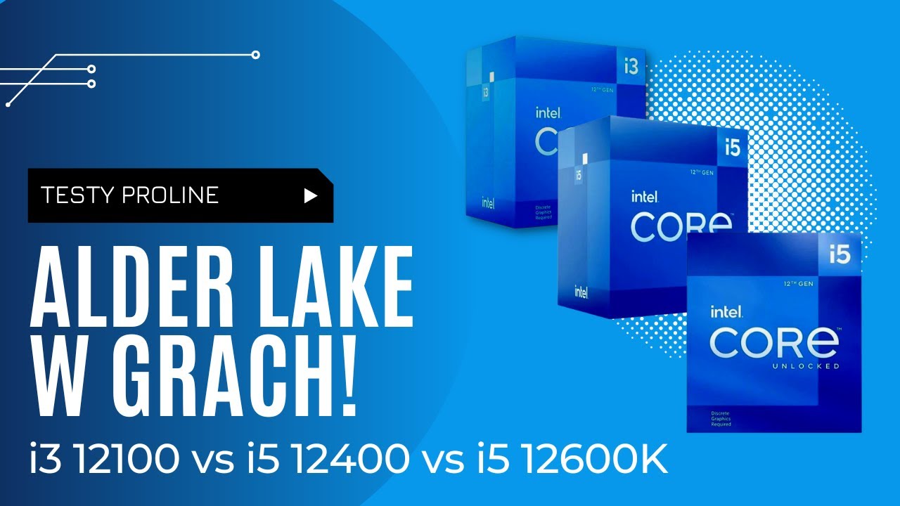Procesor do gier - por&oacute;wnanie procesor&oacute;w Intel  Alder Lake w grach. Nowy test z nową metodologią.