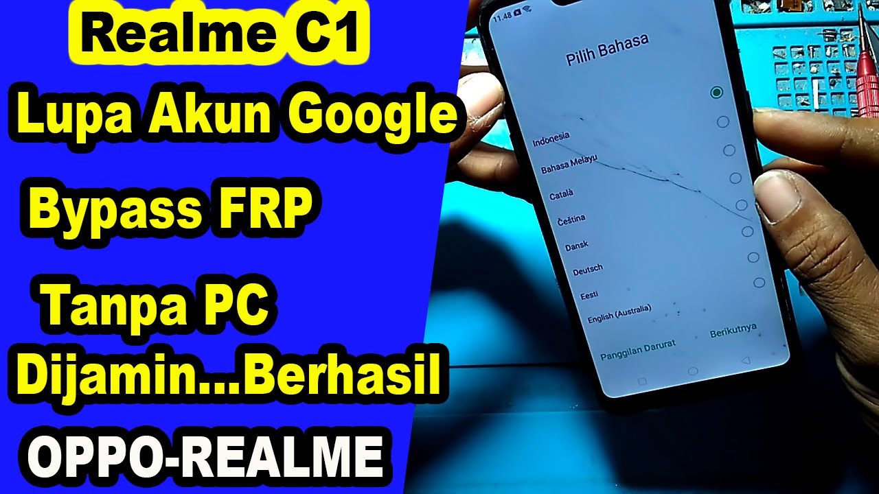 Realme C1 Lupa Akun Google Tanpa PC