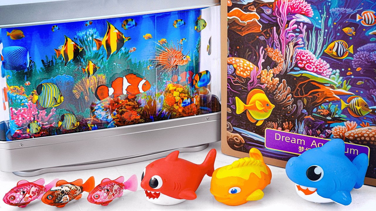 15 Minutes of Satisfying ASMR Unboxing | Zuru Robo Fish & Dream Aquarium Playset