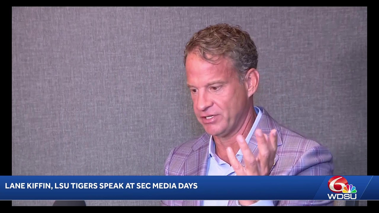 LIVE: LSU's Lane Kiffin speaks at SEC Media Days