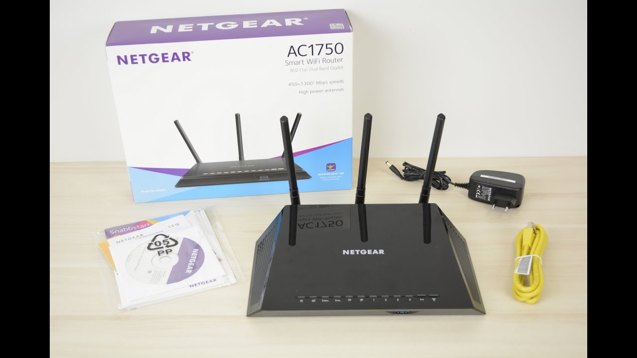 Netgear AC1750 Smart WiFi Router - unboxing