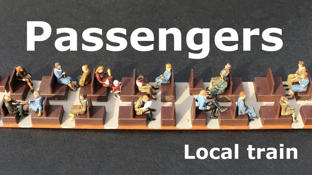 Unboxing and Painting Local Passengers from Preiser