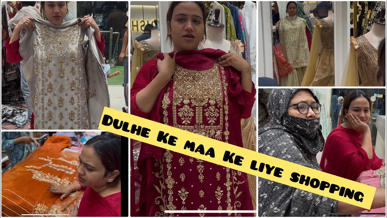 Lucknow nakkhas ki shopping | Dulhe Ki maa ko kuch bhi pasand Nahi aa Raha Hai || shadi vlog 2