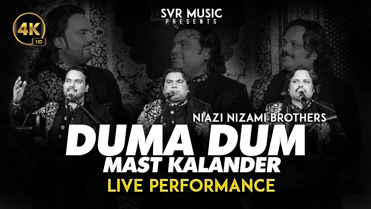 Duma Dum Mast Kalander | Live Qawwali Performance 2025 | Niazi Nizami Brothers | SVR Music