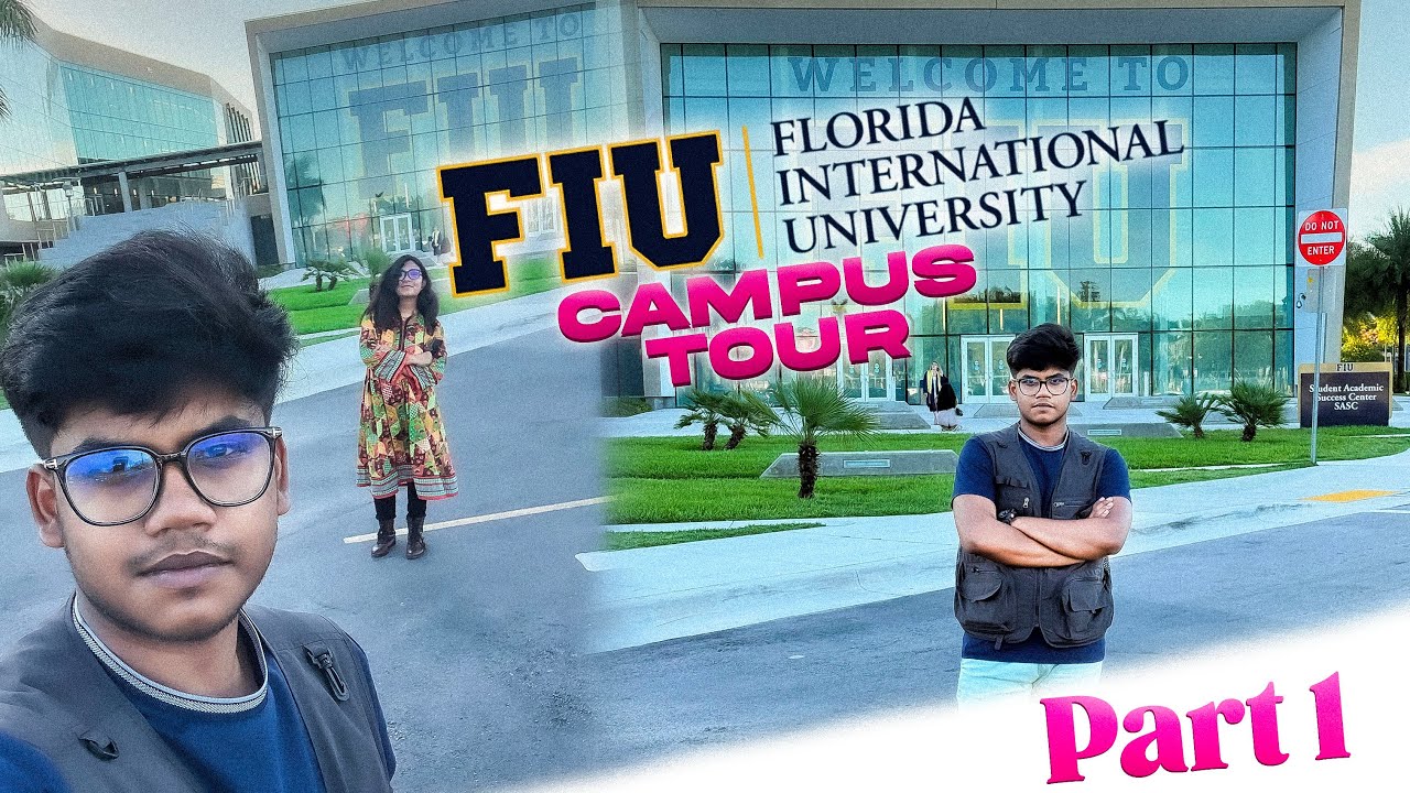 Florida International University campus tour | Part 1 | Vlog 19 | FAHIM ZAMAN