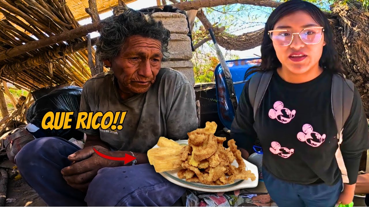visitamos al tio FELIPE  y le cosinamos un chicharon de calamar