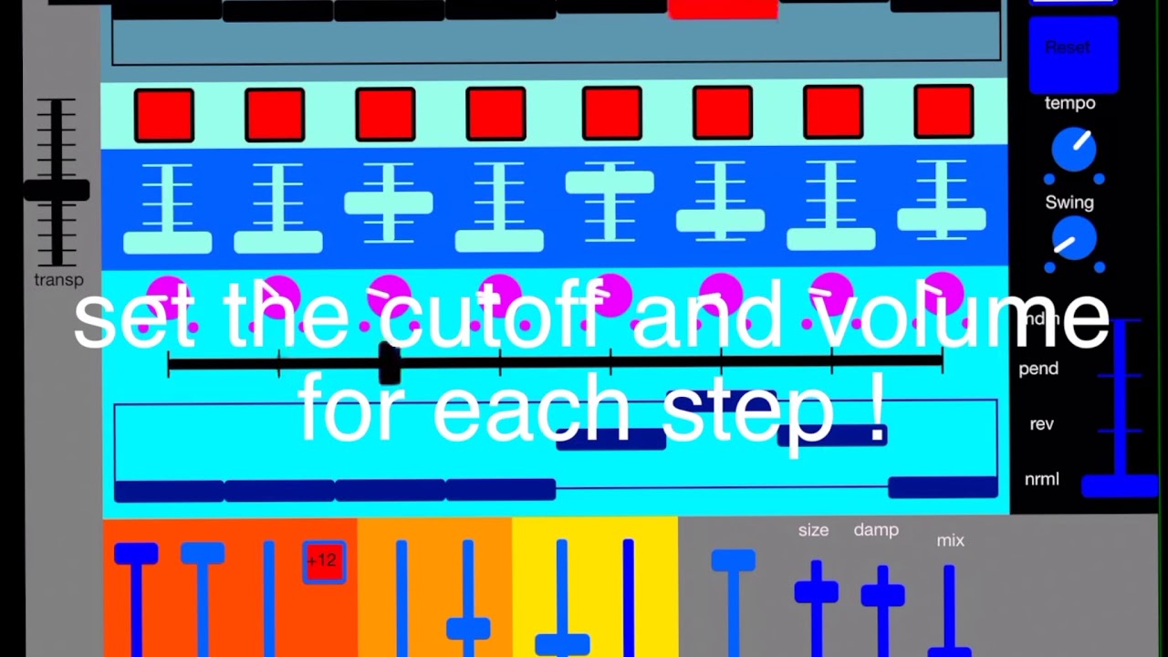 Pure Data & MobMuplat Sequencer & Drum Machine
