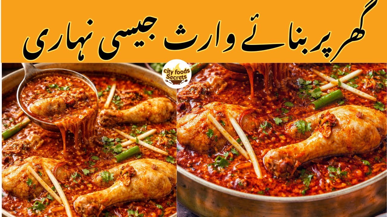 Chicken Karachi Nihari Recipe | Street Style Spicy Nihari at Home
