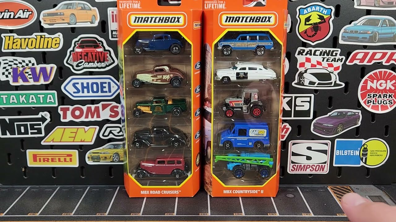 Unboxing: 2024 Matchbox Carry-Forward 5 Packs - MBX Countryside II And MBX Road Cruisers
