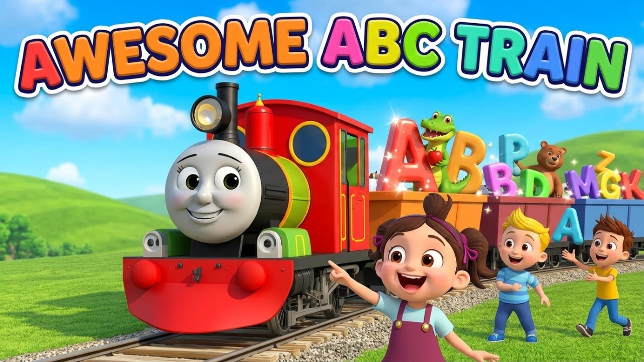 ABC Train | Alphabet & Phonics Song for Preschoolers