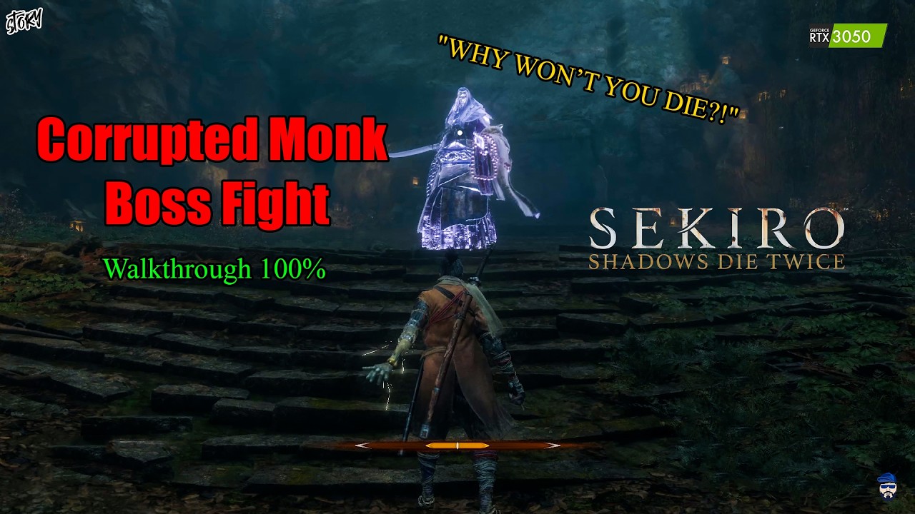 Sekiro: Corrupted Monk Boss Fight Walkthrough | Easy Strategy Guide