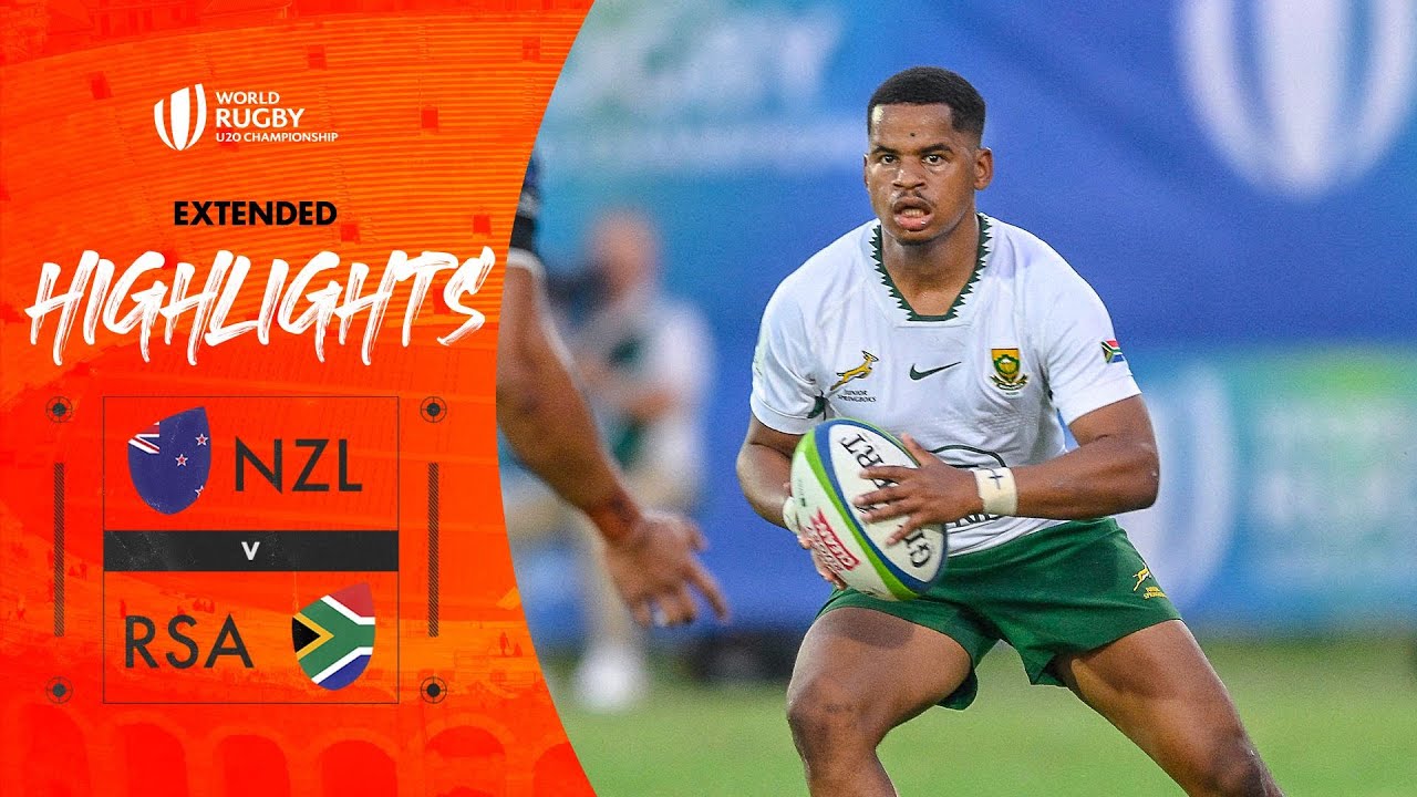BATTLE for the trophy 🏆 | New Zealand v South Africa | World Rugby U20 Championship | Highlights