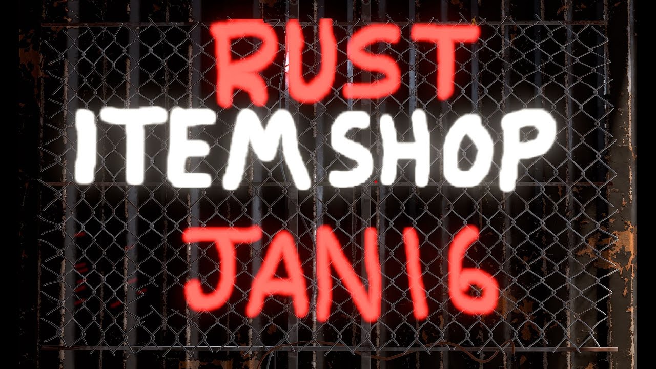 Rust Skins | New Item Shop | Review/Showcase | 16 JAN