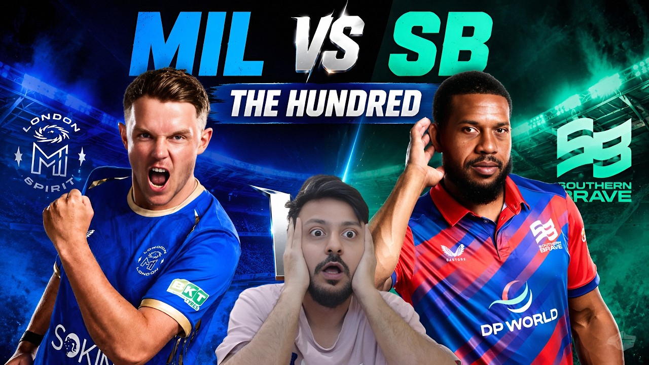 MI London vs Southern Brave LIVE | The Hundred 2026 Watch Along | Pitch , Prediction & Raw Reactions