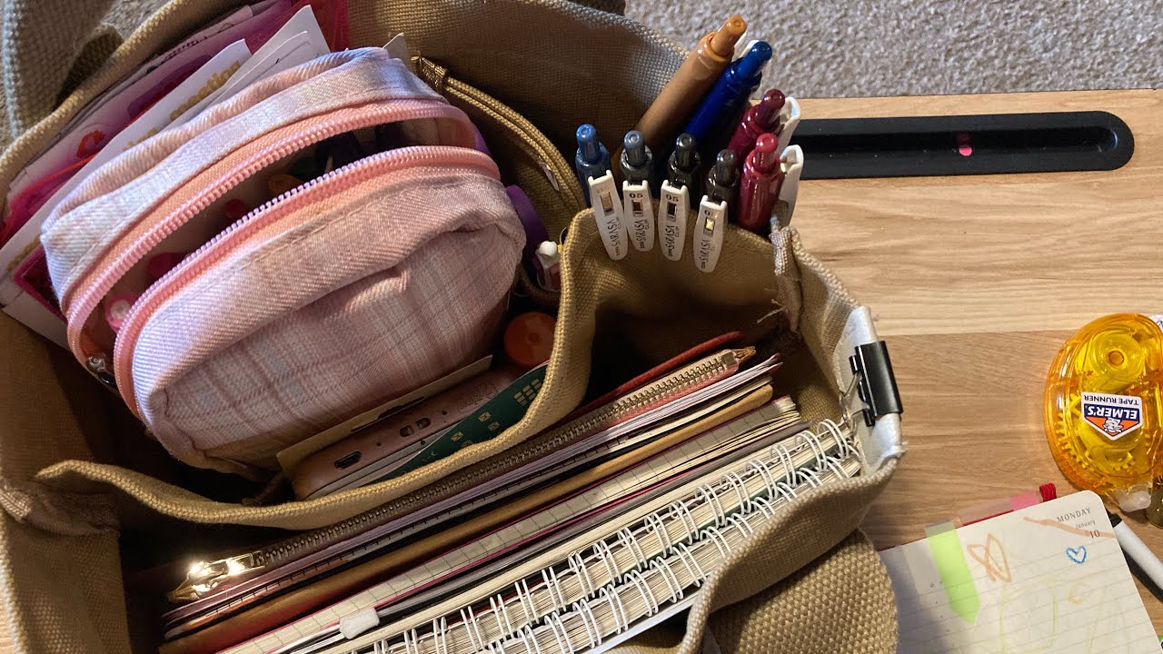 What’s in my Journal Tote Bag + Dollar Tree Stationery Haul