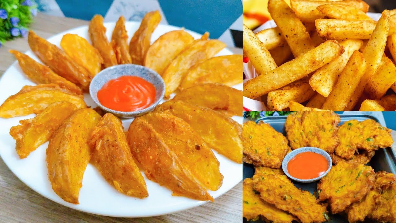 3 AMAZING POTATO RECIPES‼️ FRENCH FRIES, POTATO SNACKS, SIMPLE AND DELICIOUS!