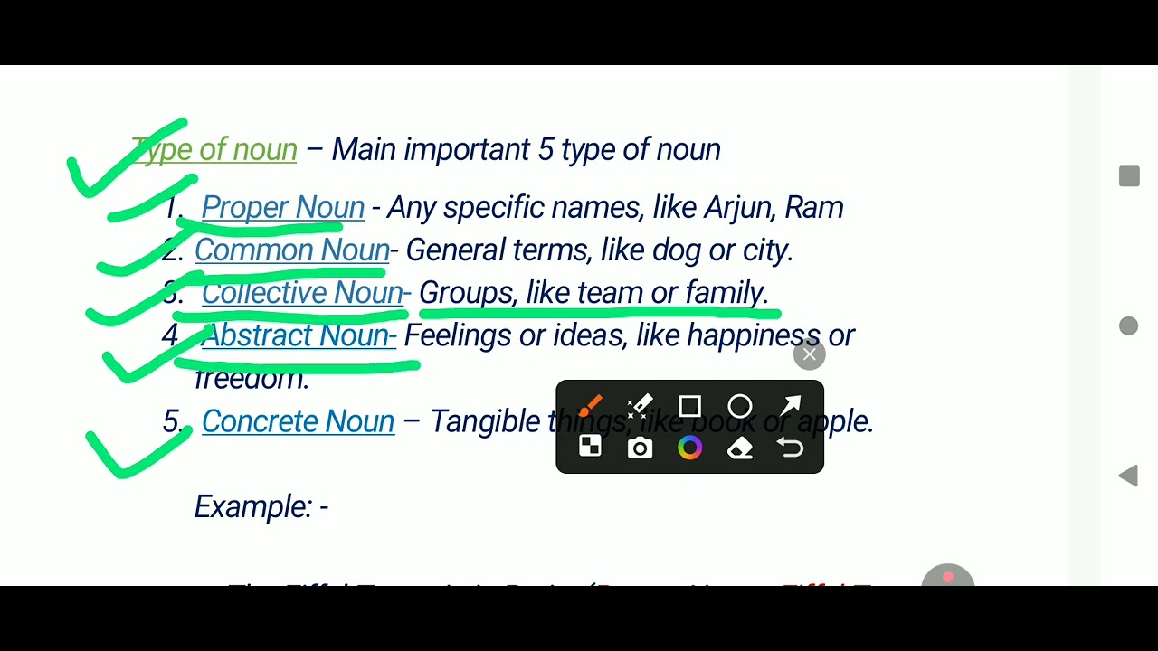 #  Noun topic basics level to advance english # 