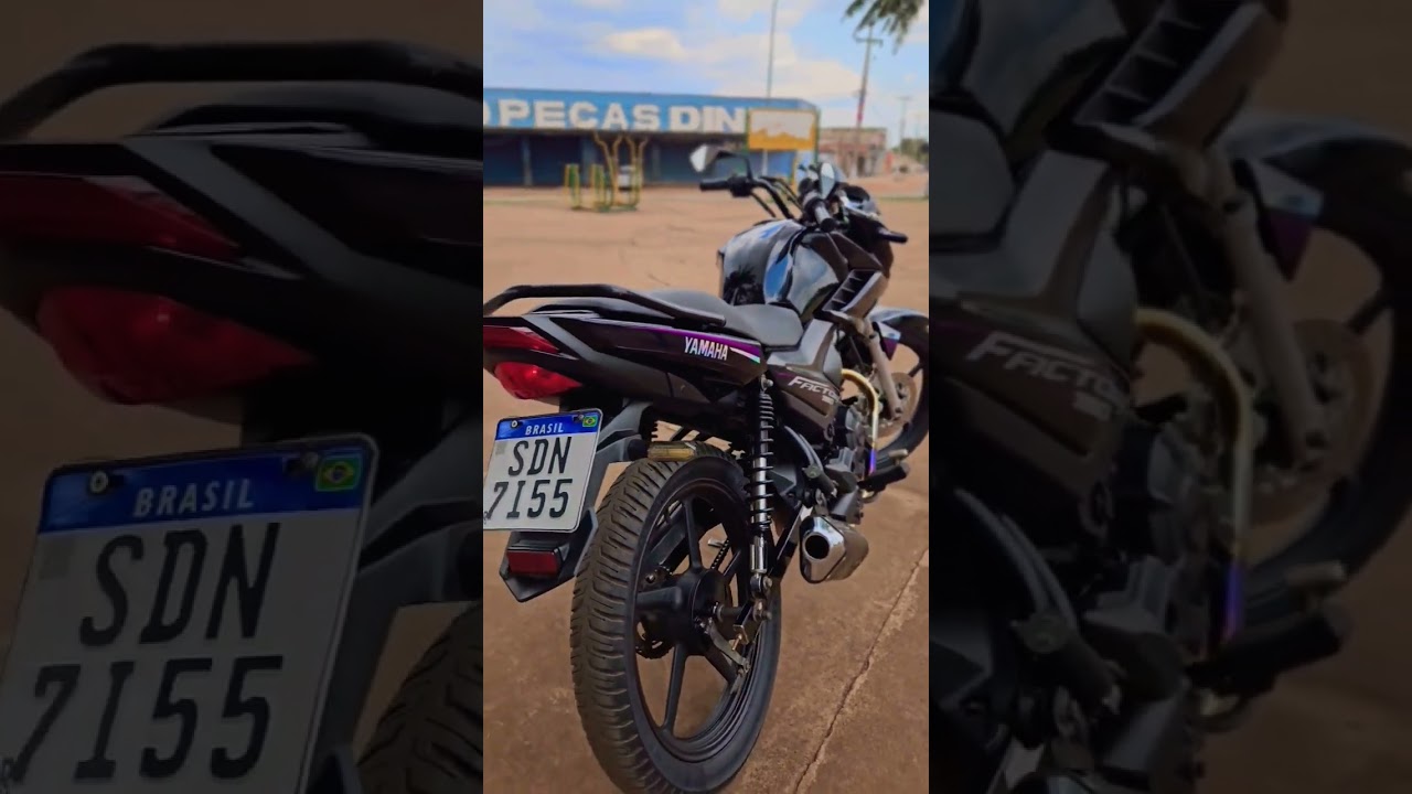 FACTOR 150 COM ESCAPAMENTO FURTUNA 😵😵&zwj;💫 #yamaha #factor150 #fortuna