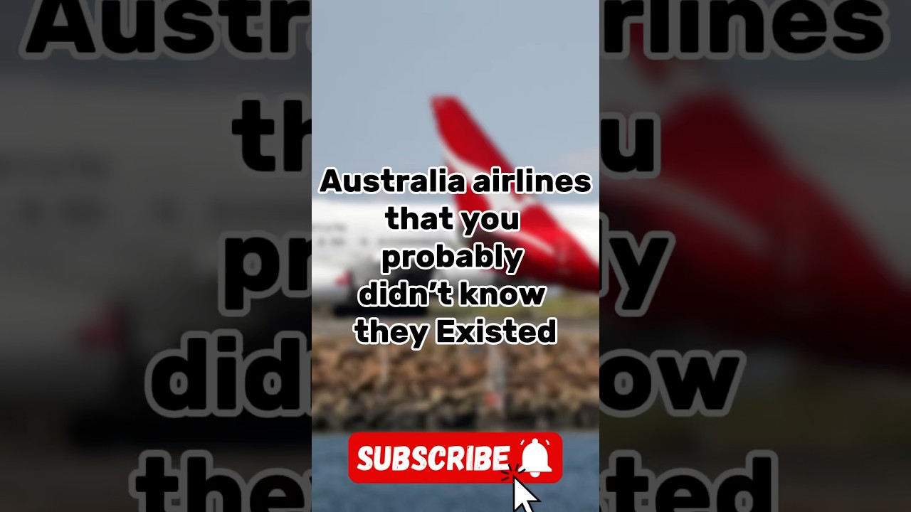 Australia Airlines that you probably didn&rsquo;t know they existed #australianaviation