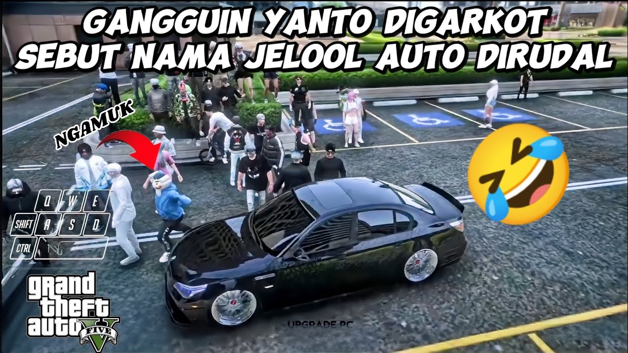 ANAK TRICKSTER SEBUT NAMA JELOOL DI GARKOT YANTO AUTO NGAMUK‼️| GTA V ROLEPLAY #hopefully #trickster