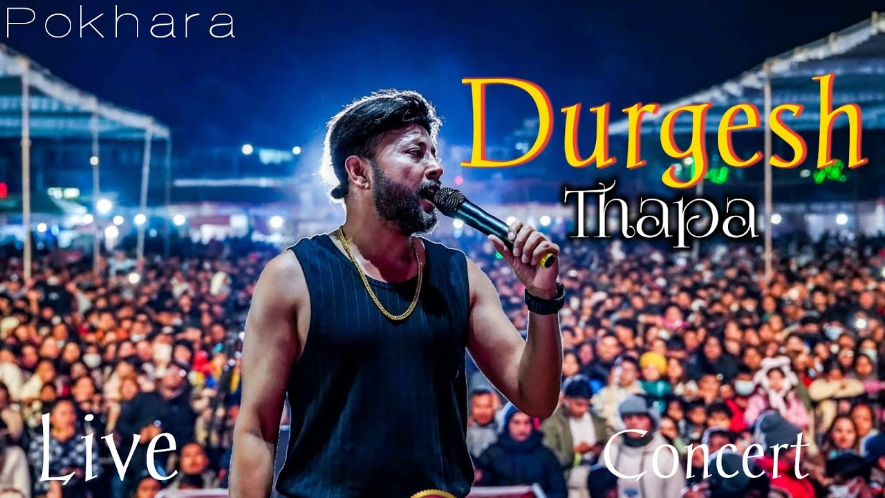 Durgesh Thapa ले हल्लाए पोखरा 🔥 | Dusman Herya Ko Heryai Rock Concert | Pokhara Mahotsav 2082