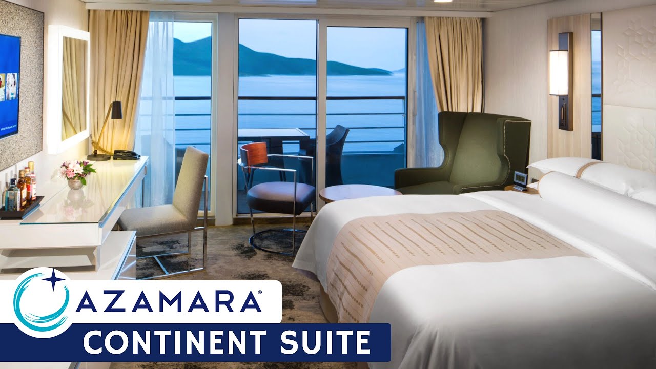 Azamara Onward | Continent Suite Full Walkthrough Tour & Review 4K | Azamara Club Cruises