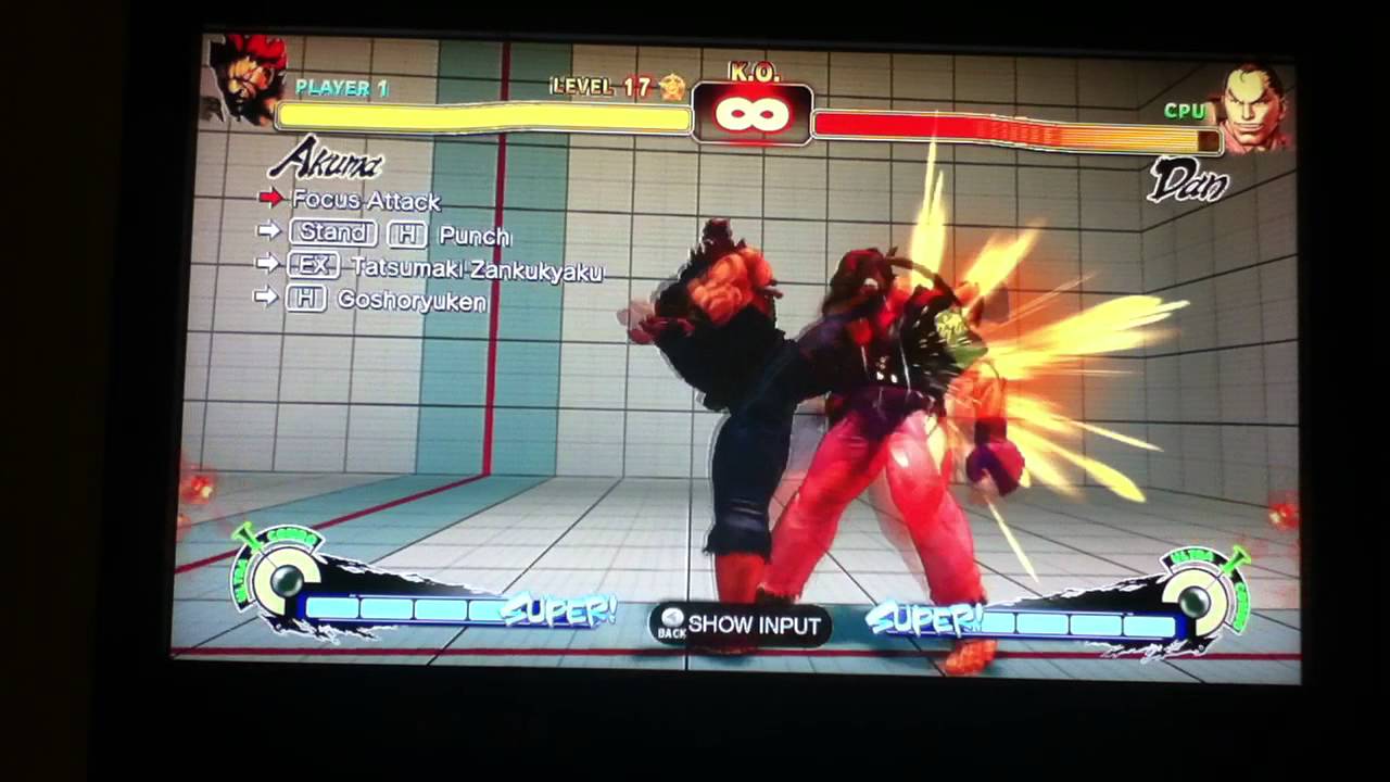 Akuma trial mode SSF4AE 2012