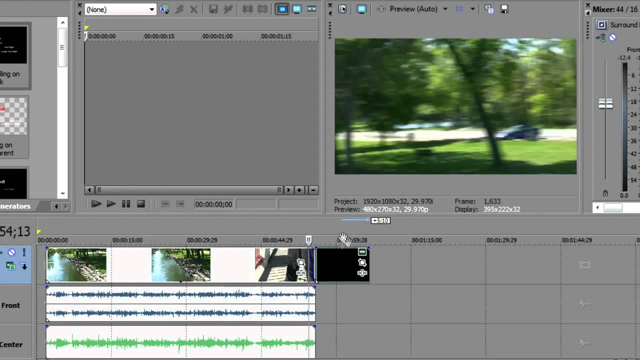 Sony Vegas movie Studio HD 10 Platinum Production Suite
