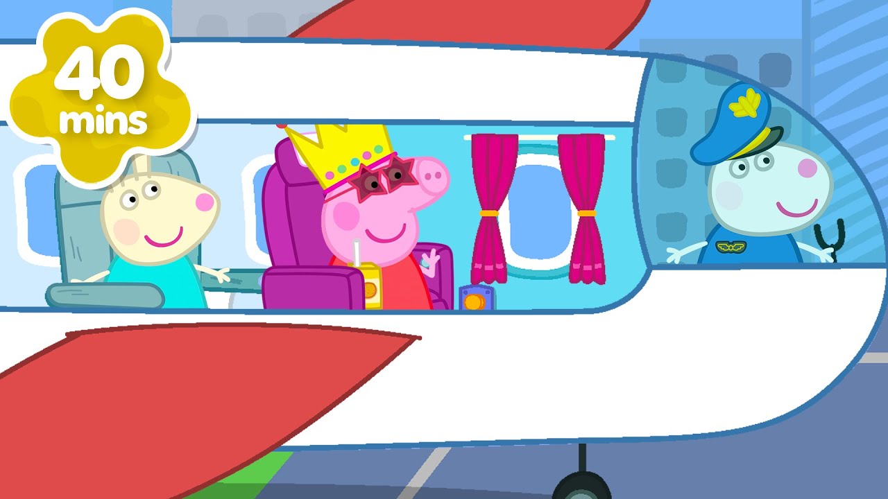 Peppa Pig Rides a SUPER FANCY PLANE! ✈️ Costume Fun | BRAND NEW Peppa Pig Tales Episodes | 35 Mins
