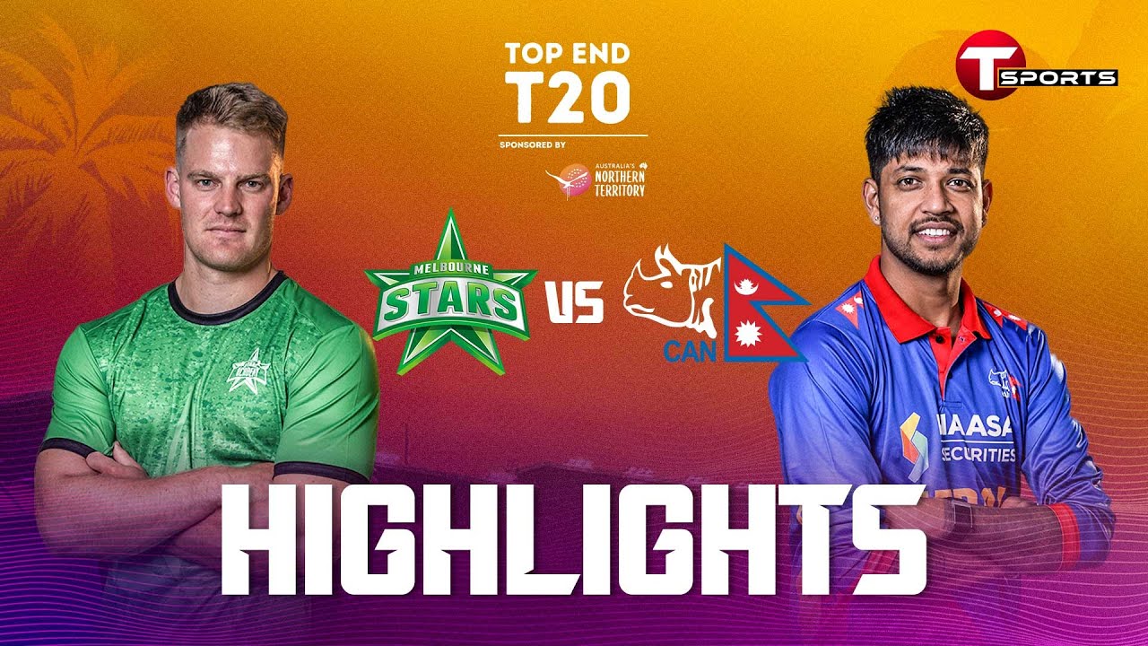 Highlights | Melbourne Stars Academy vs Nepal | 13th Match | Top End T20 | T Sports