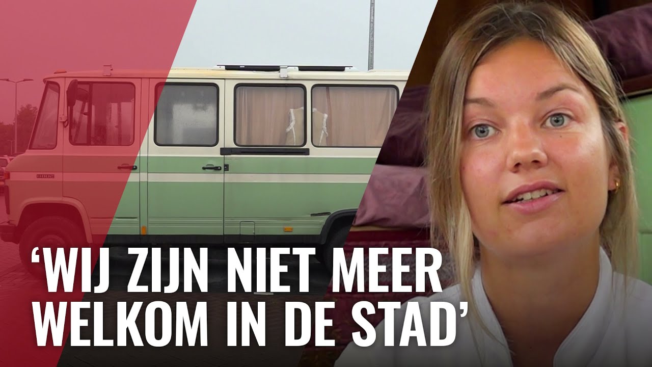 Verpleegkundige slaapt in camper door woningnood