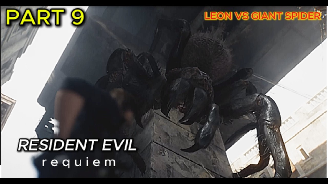 LEON VS GIANT SPIDER 😱 | Resident Evil 9 Gameplay | Part 9