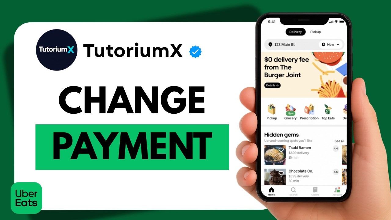 How to Add or Change Payment Method on Uber Eats | Update Your Card Easily