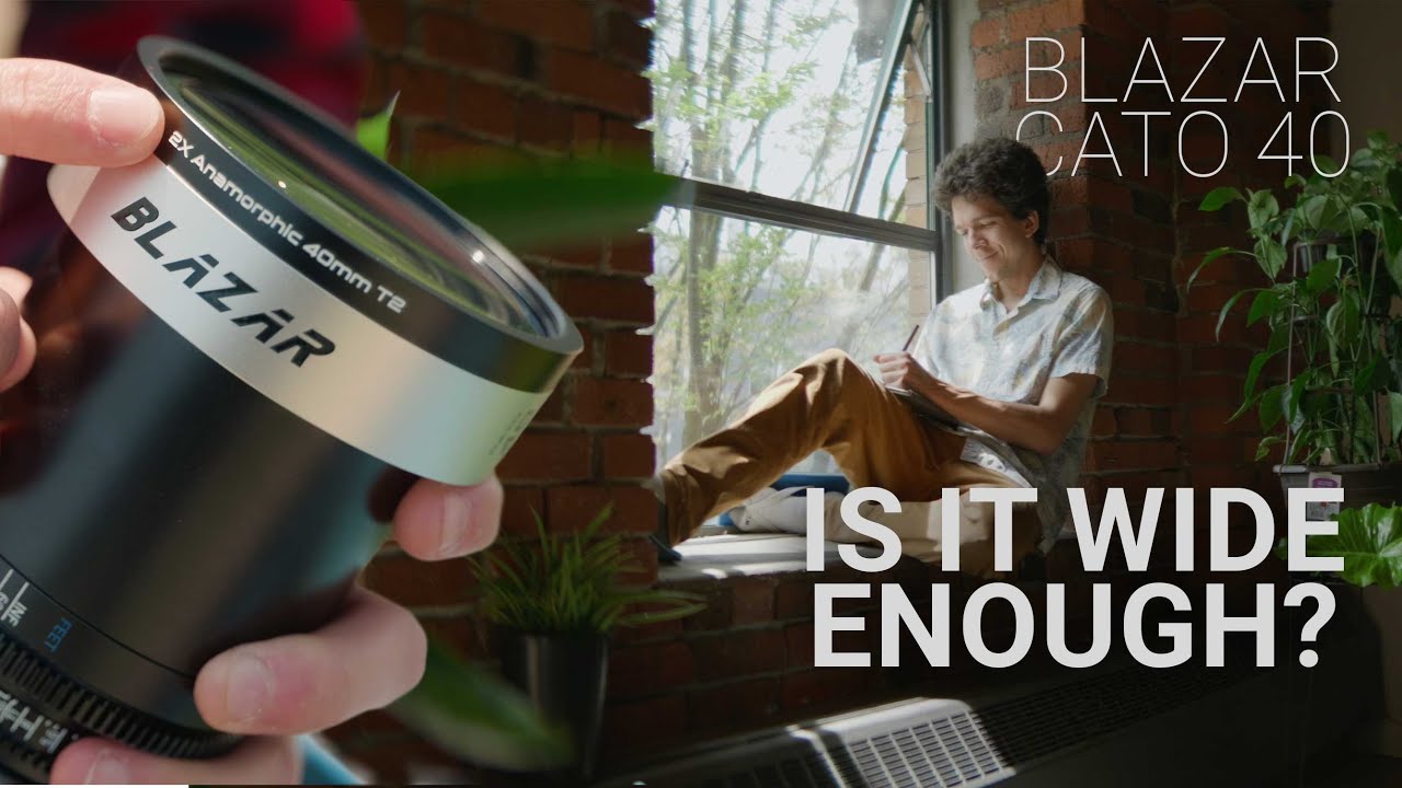 WIDE Full Frame Anamorphic! Blazar Cato 40mm 2x T2 Lens Review