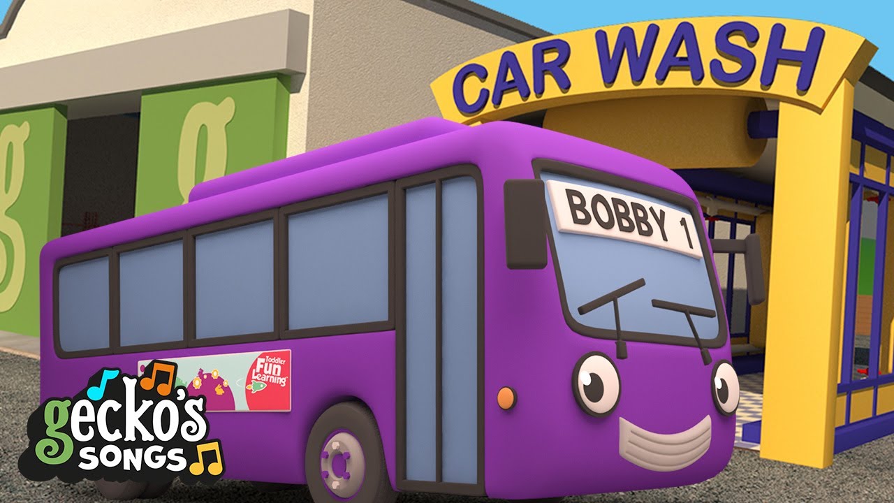 Bus Songs For Kids🚌 | 🎵Classic Nursery Rhymes for Kids🎵Gecko's Garage