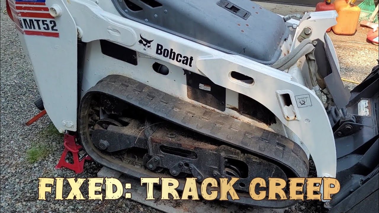 Исправлено проскальзывание гусеницы Bobcat MT52