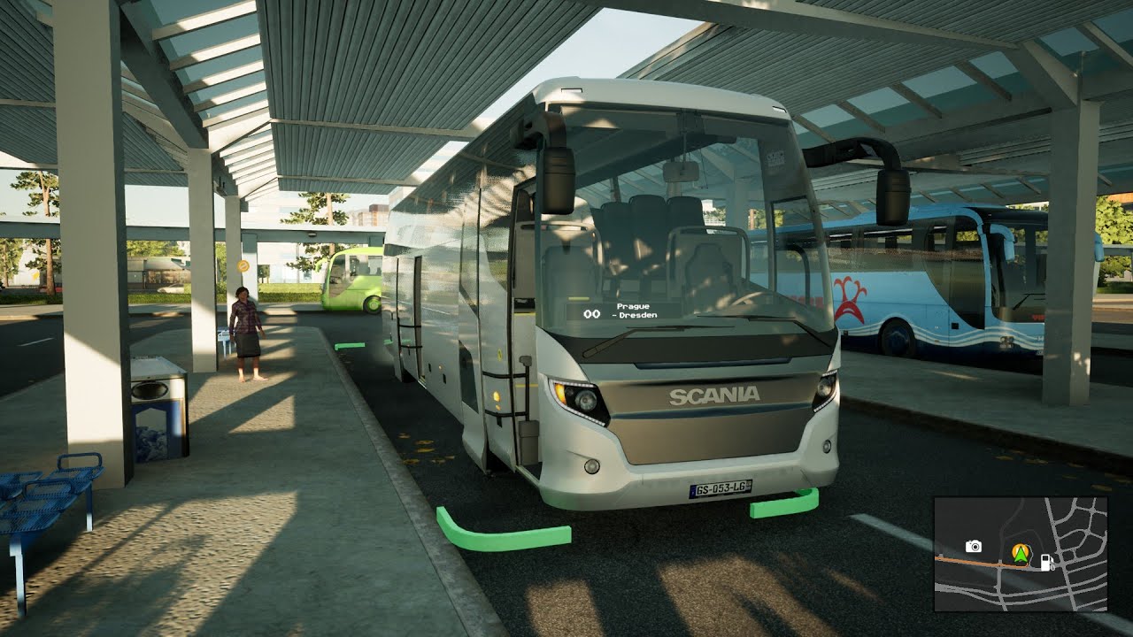 Fernbus Simulator - Trip from Berlin to Prague (Gameplay Czech DLC)
