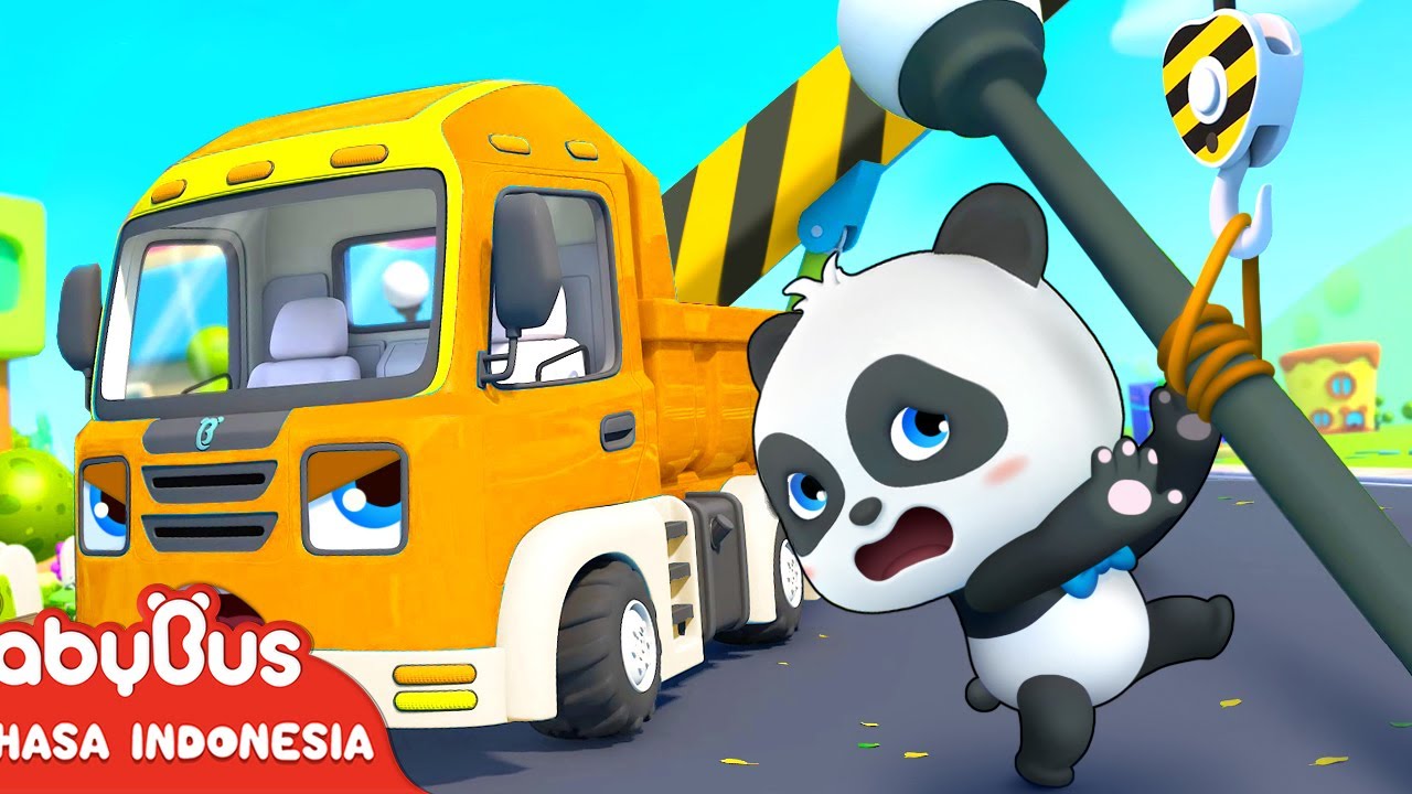 Truk Rekayasa Membantu Gajah-gajah Dalam Kesulitan | Lagu Lucu | Lagu | BabyBus Bahasa Indonesia