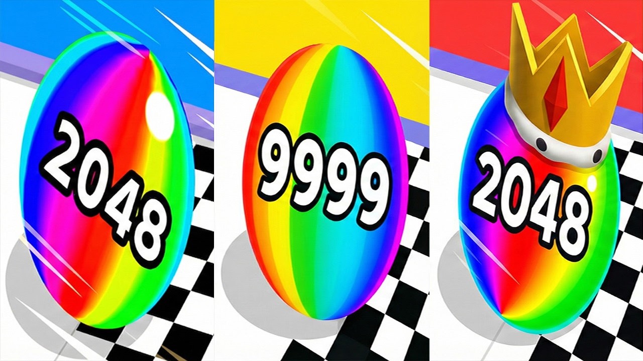 Ball Run 2048 VS Numbers Ball Blend Challenge VS Ball Merge 2048 - All Levels Gameplay Ep 2