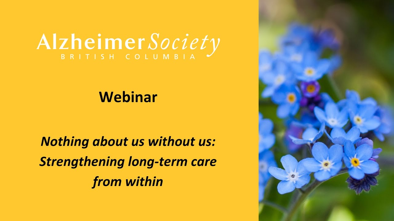 Webinar I Nothing about us without us: Strengthening long-term care from within