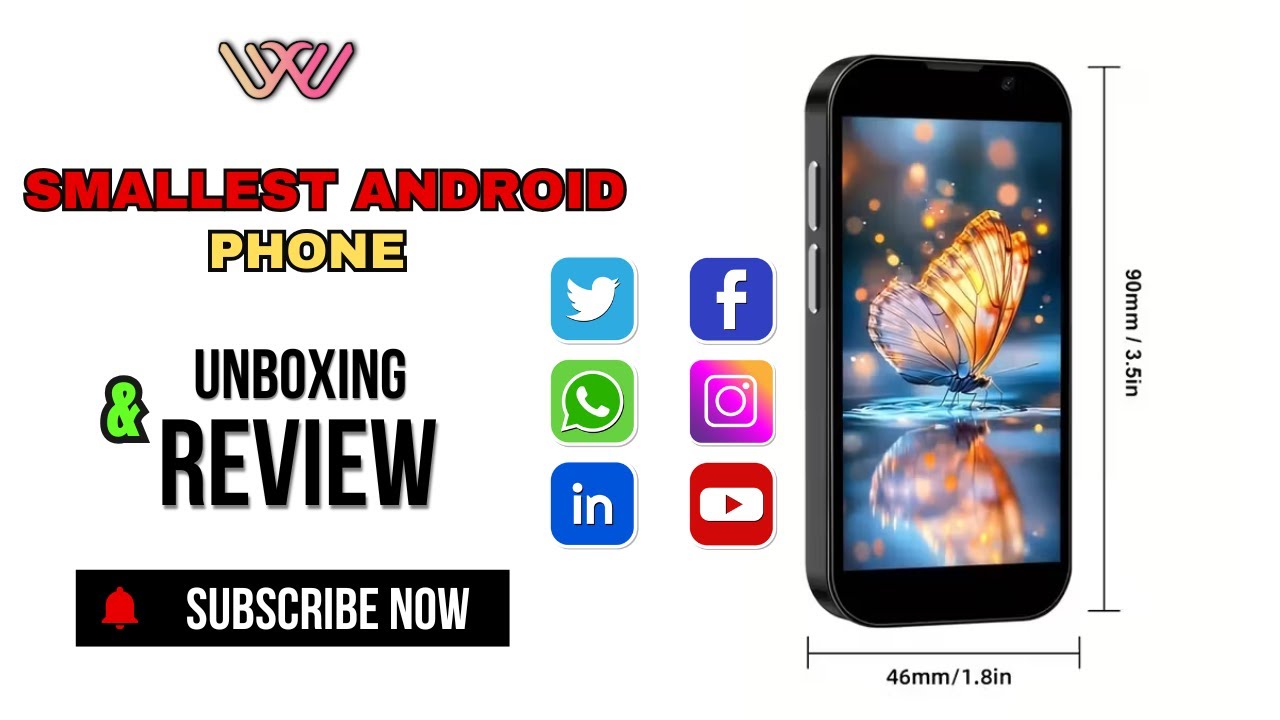 Unboxing & Review: Mini Smartphone 3G | Tiny Android Phone with 3.0&rdquo; HD Screen