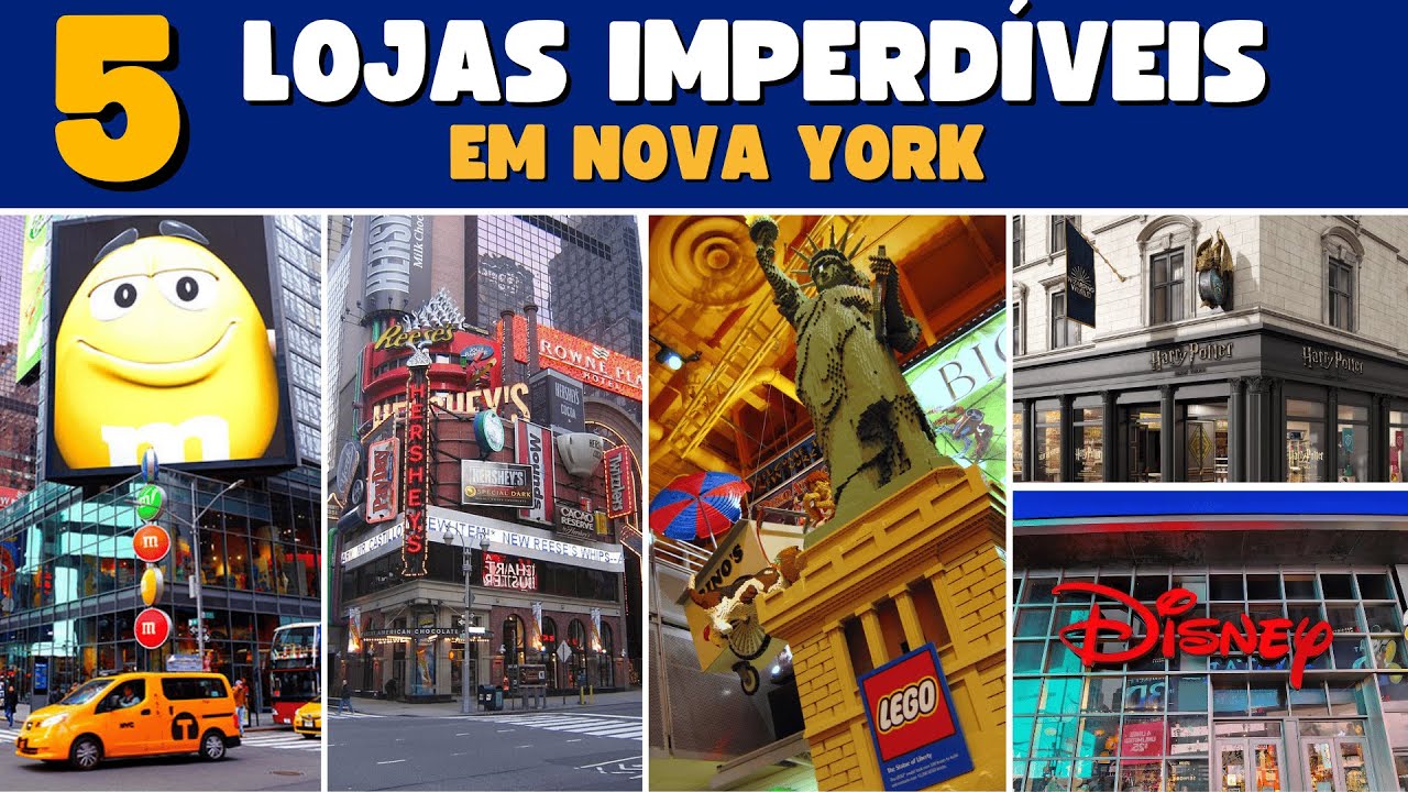 Visite essas lojas quando for para Nova York