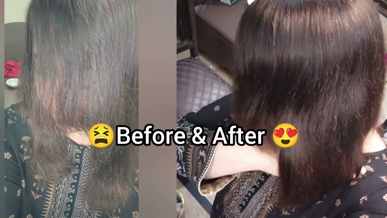 Homemade Keratin| OMG 😯 Straight Demaged Frizzy Hair Keratin, Smooth Shinny Hairs at Home #haircare 