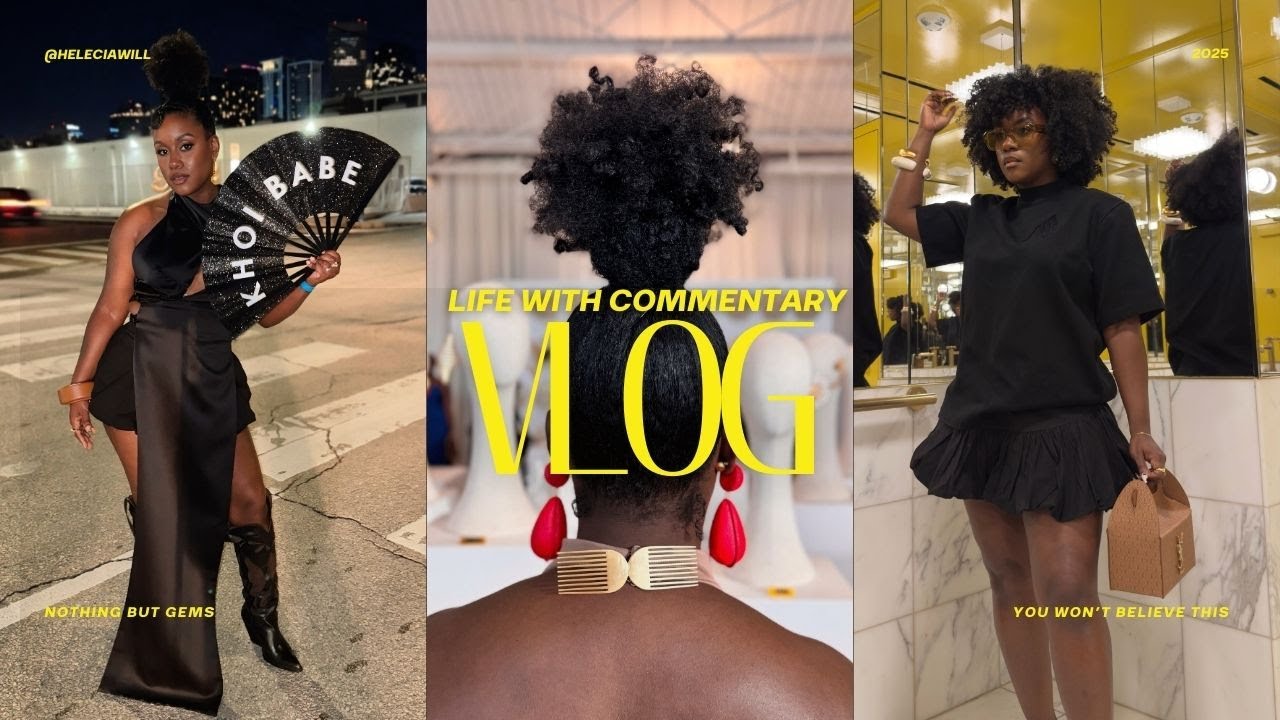 Life With Commentary: Hair Hacks, Black-Owned Brands, Free Therapy & Skincare Gems | VLOG